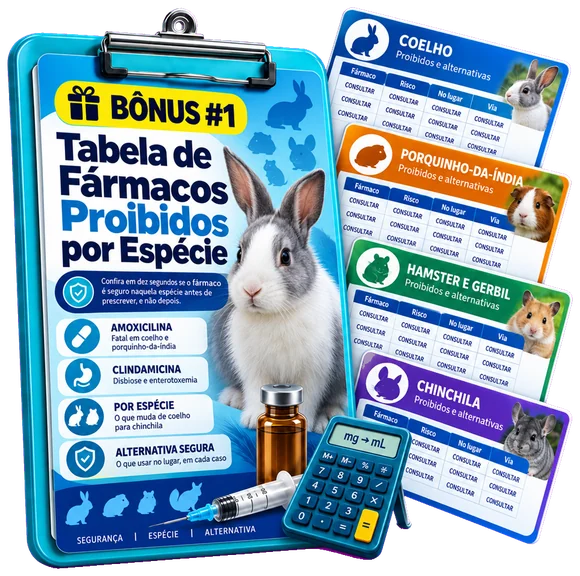 Bônus 1 — Tabela de Fármacos Proibidos por Espécie