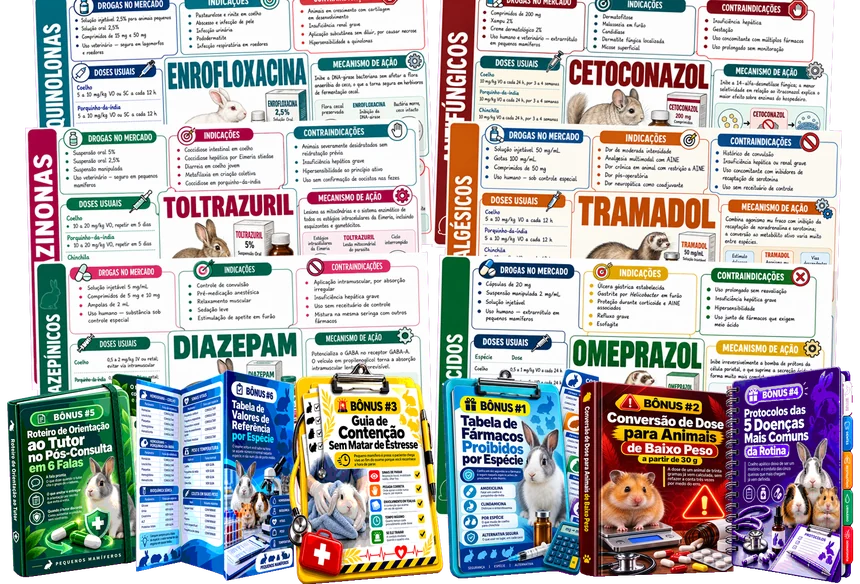 FarmaCard Pequenos Mamíferos PRO — pacote completo